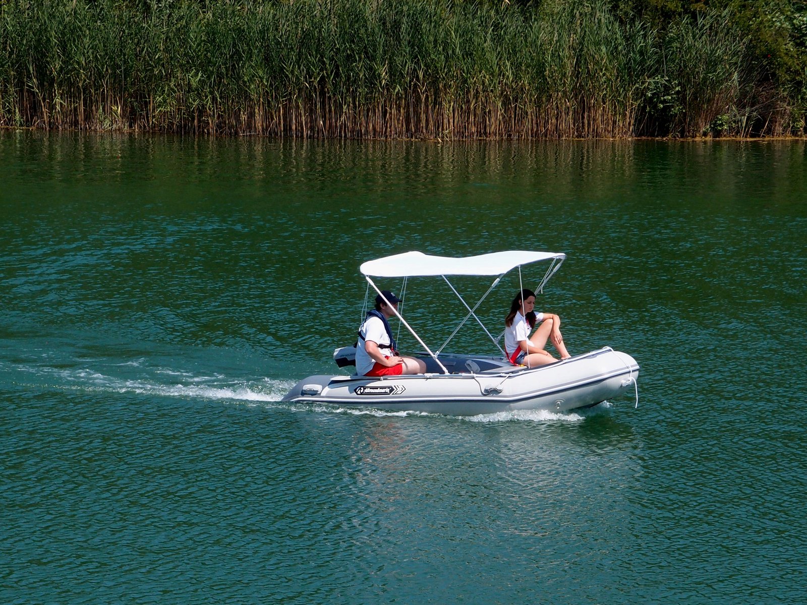 Allroundmarin Sunworld II bimini naptető 120–140 – 120–140 cm, fehér