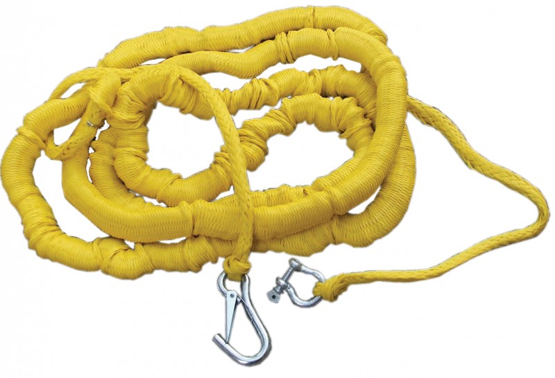 Anchor Buddy rugalmas horgonykötél 2,10–7,5 m, sárga