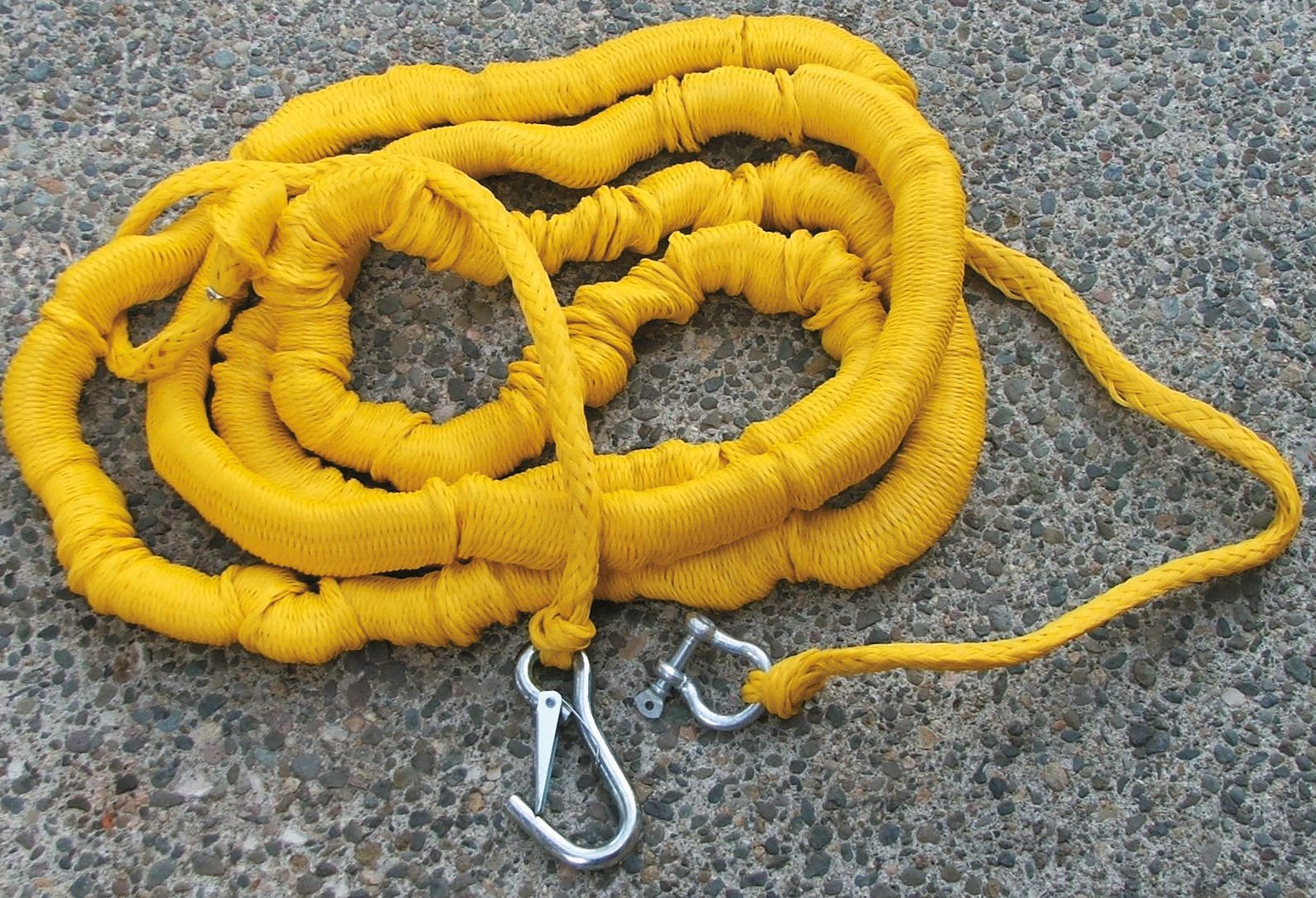 Anchor Buddy rugalmas horgonykötél 2,10–7,5 m, sárga