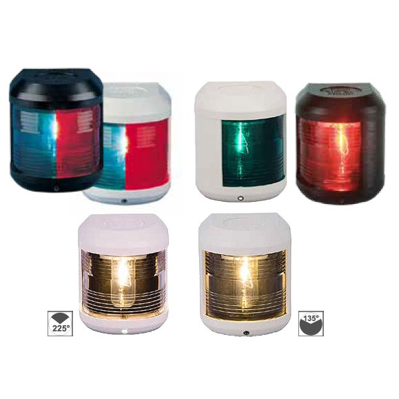 Aqua Signal Serie 41 jobb oldali zöld pozíciófény, fekete, 12 V – Zöld 12V -fekete