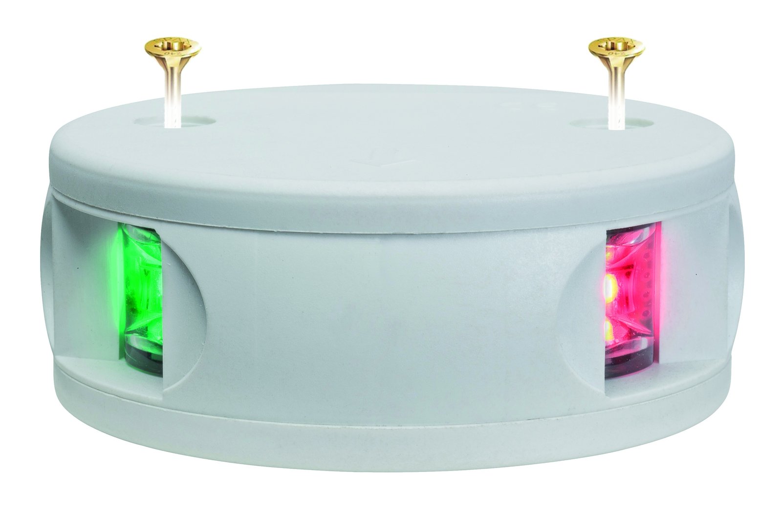 Aqua Signal Serie 34 LED kétszínű pozíciófény, fehér – fehér burkolat