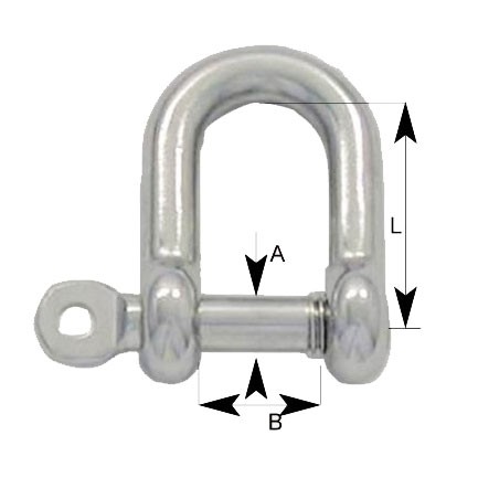 Kieshetetlen csapszeges biztonsági sekli – 10 mm – Csapszeg: 10 mm