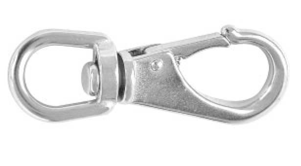 AQUINOX forgó gyűrűs karabíner AISI316 – Hossz: 85 mm
