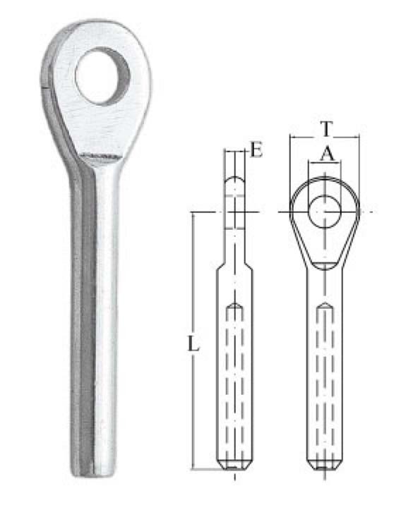 AQUINOX szemterminál A4 – Kötél: 2,5 mm