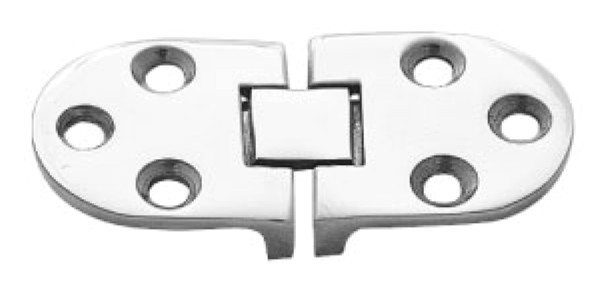 Asztalzsanér rozsdamentes A4, 66 × 30 mm – 66 × 30 mm, furat 4,3 mm