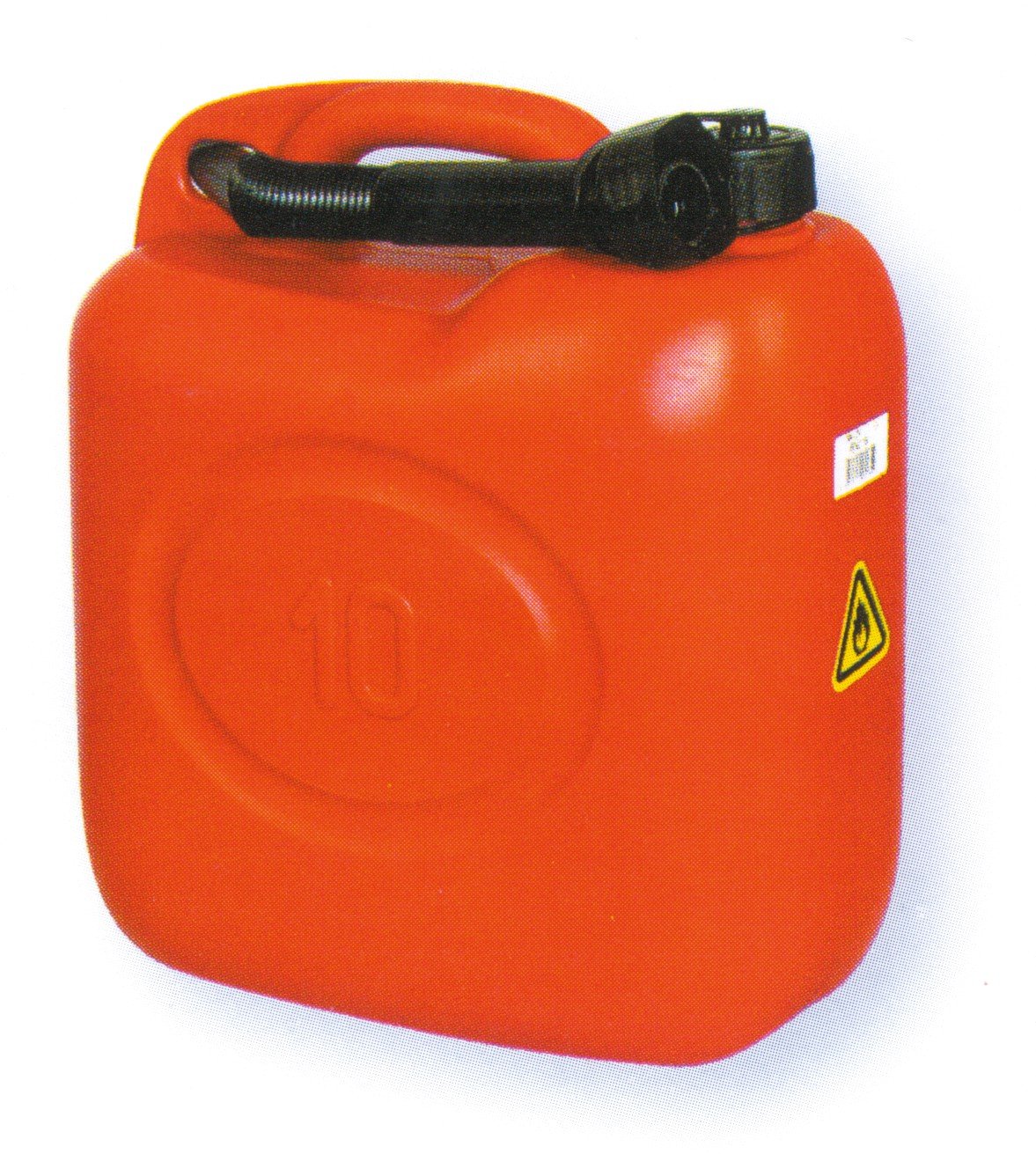 Műanyag benzinkanna betöltőcsőrrel, 10 l – 10 l / betöltőcsőr / hordozható