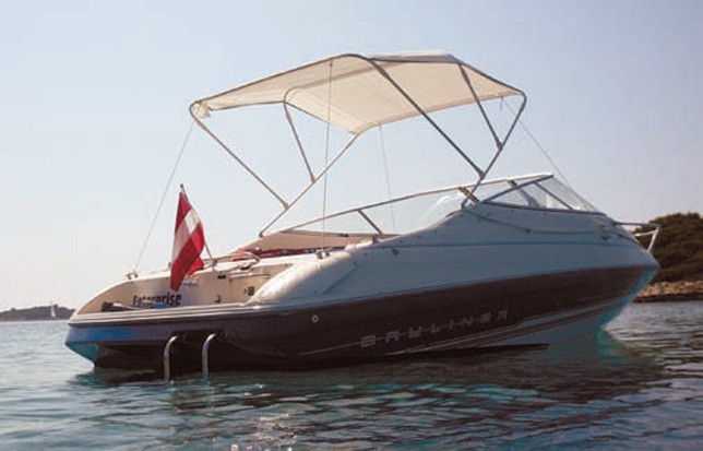 Allroundmarin Sunworld III bimini naptető – Szélesség: 215-235, fehér