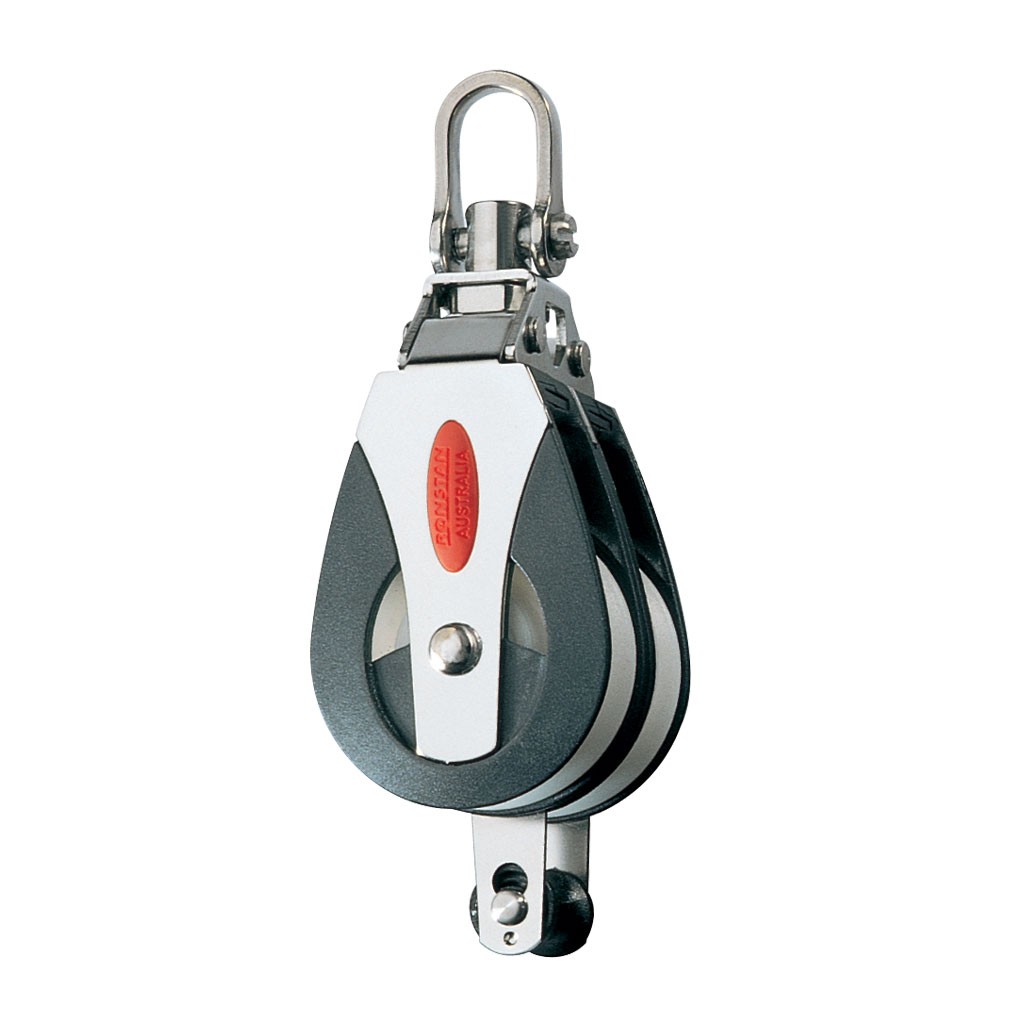 Ronstan standard dupla csiga 40 mm, forgófejes, beckettel