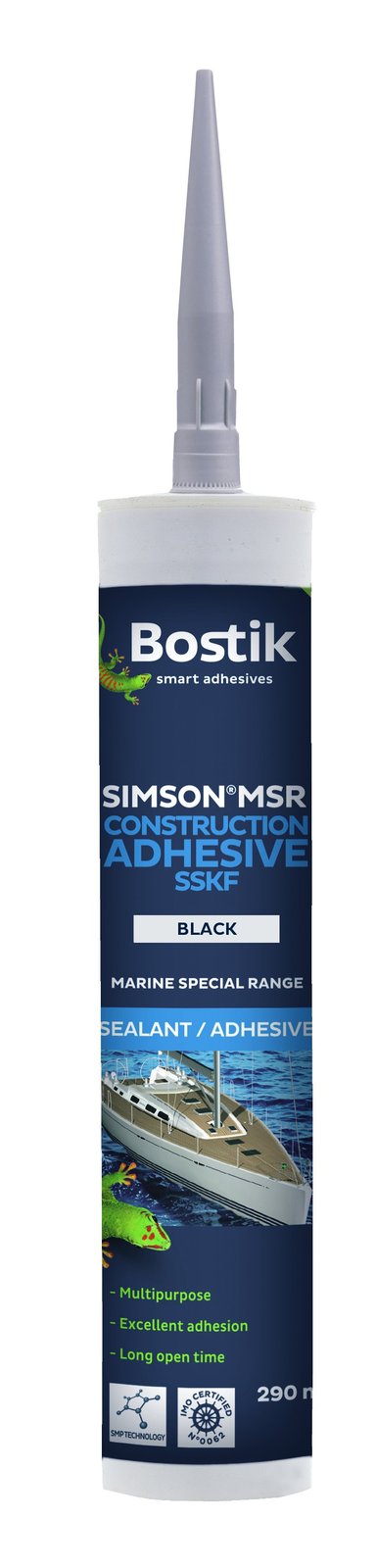 Bostik SSKF MSR-CA konstrukciós ragasztó, fehér, 600 ml – fehér / 600 ml / fóliatömlő