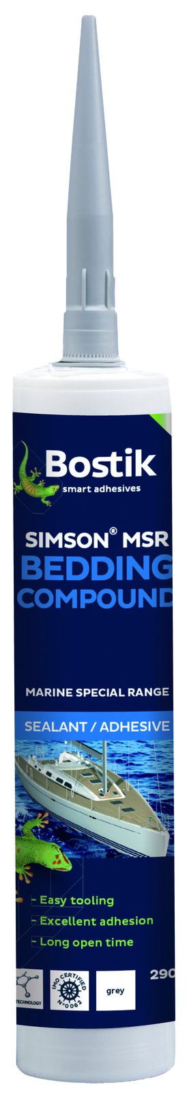 Bostik MSR-BC Bedding Compound felületragasztó, fekete, 290 ml – fekete / 290 ml / kartus