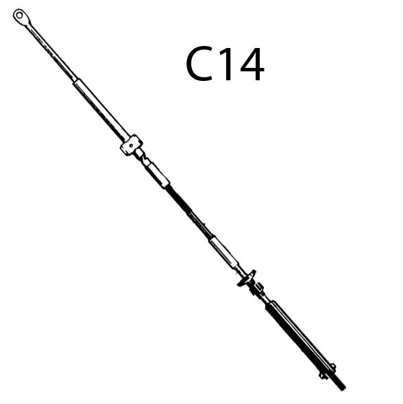 C14 irányváltó kábel – 10' / 3,05 m