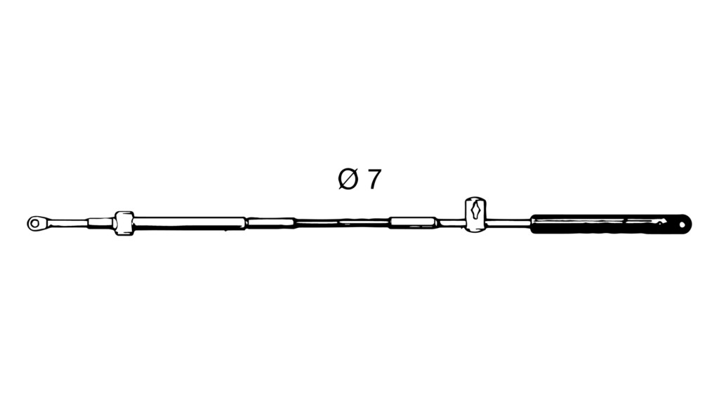 C5 irányváltó kábel – 7' / 2,14 m