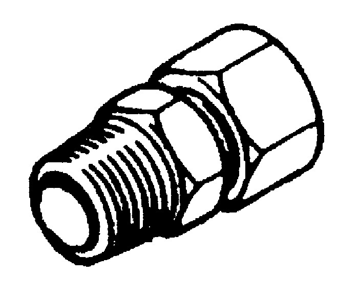 Ultraflex SF38 egyenes csatlakozóidom 3/8” vezetékhez