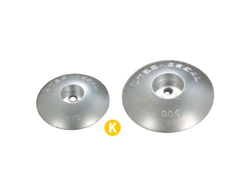 Csavarral rögzíthető magnézium anód – Átmérő 70 mm