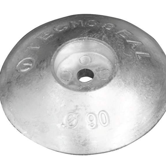 Csavarral rögzíthető magnézium anód – Átmérő 90 mm