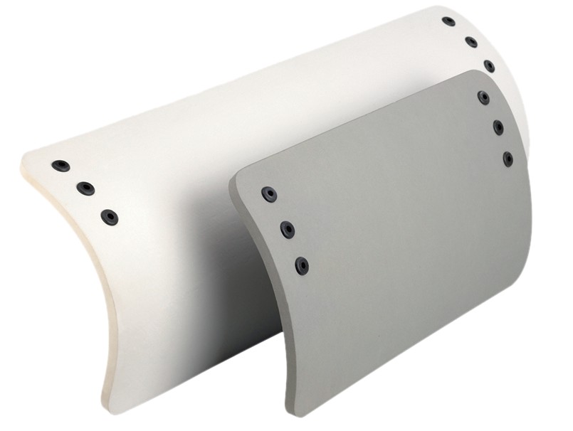 Plastimo ívelt lapfender gumicsónakhoz, 33 × 83 cm, szürke