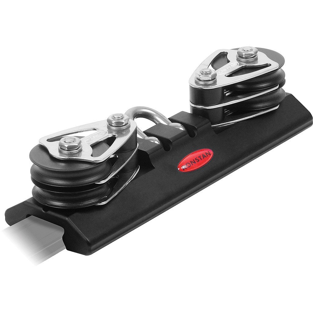 Sínkocsi Ronstan RC12213, seklivel és 4 terelőcsigával – RC12213, 180 × 58 mm