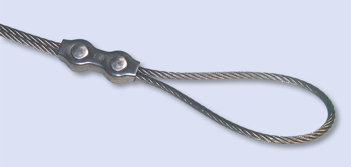 Drótkötél rögzítő – Duplex 5 mm