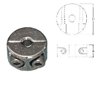 Drótkötél szorító AQUINOX – Drótméret: 4 mm