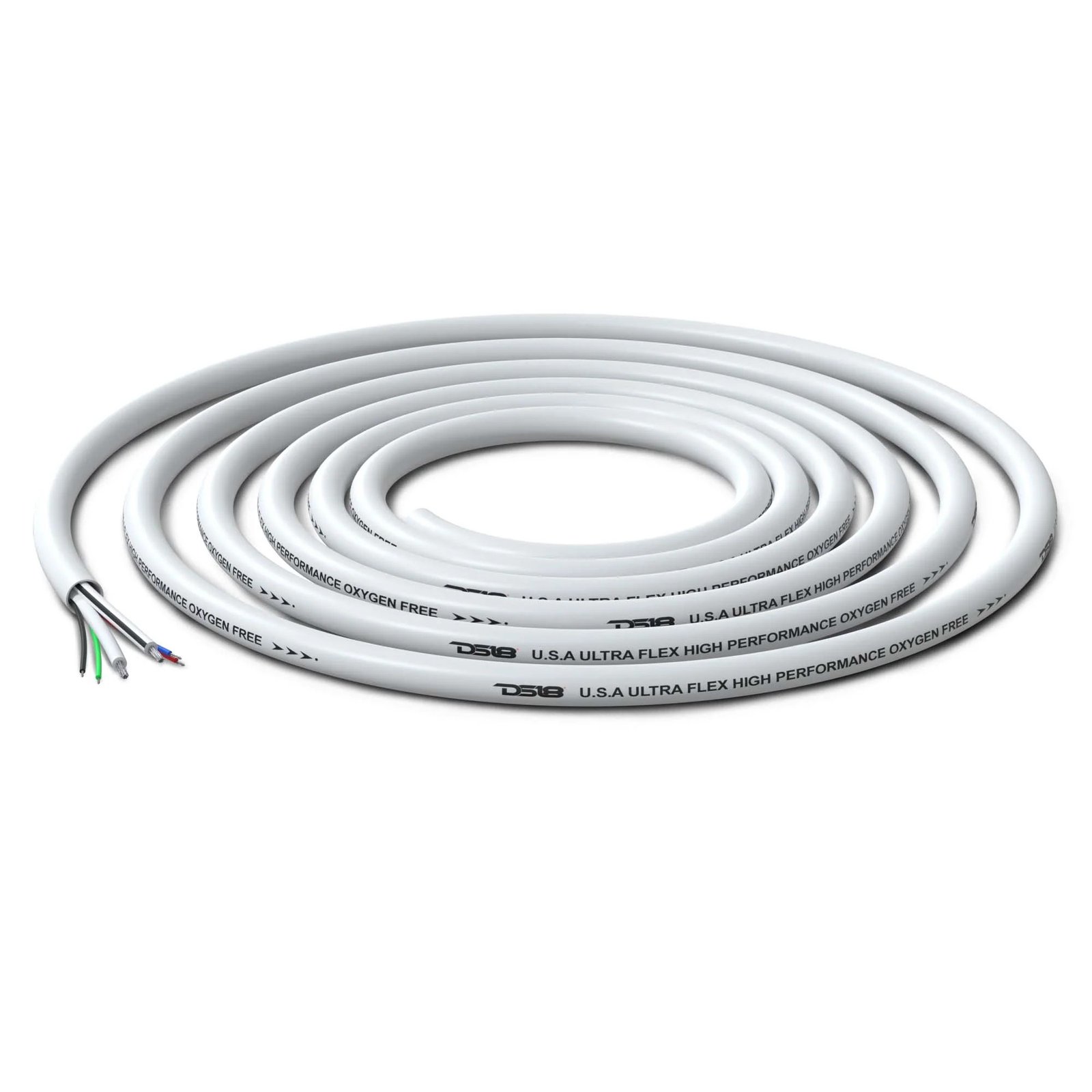 DS18 MOFC hangszóró- és RGB-kábelkészlet – MOFC16/18GA: 2×1,5 mm² + 4×1 mm²