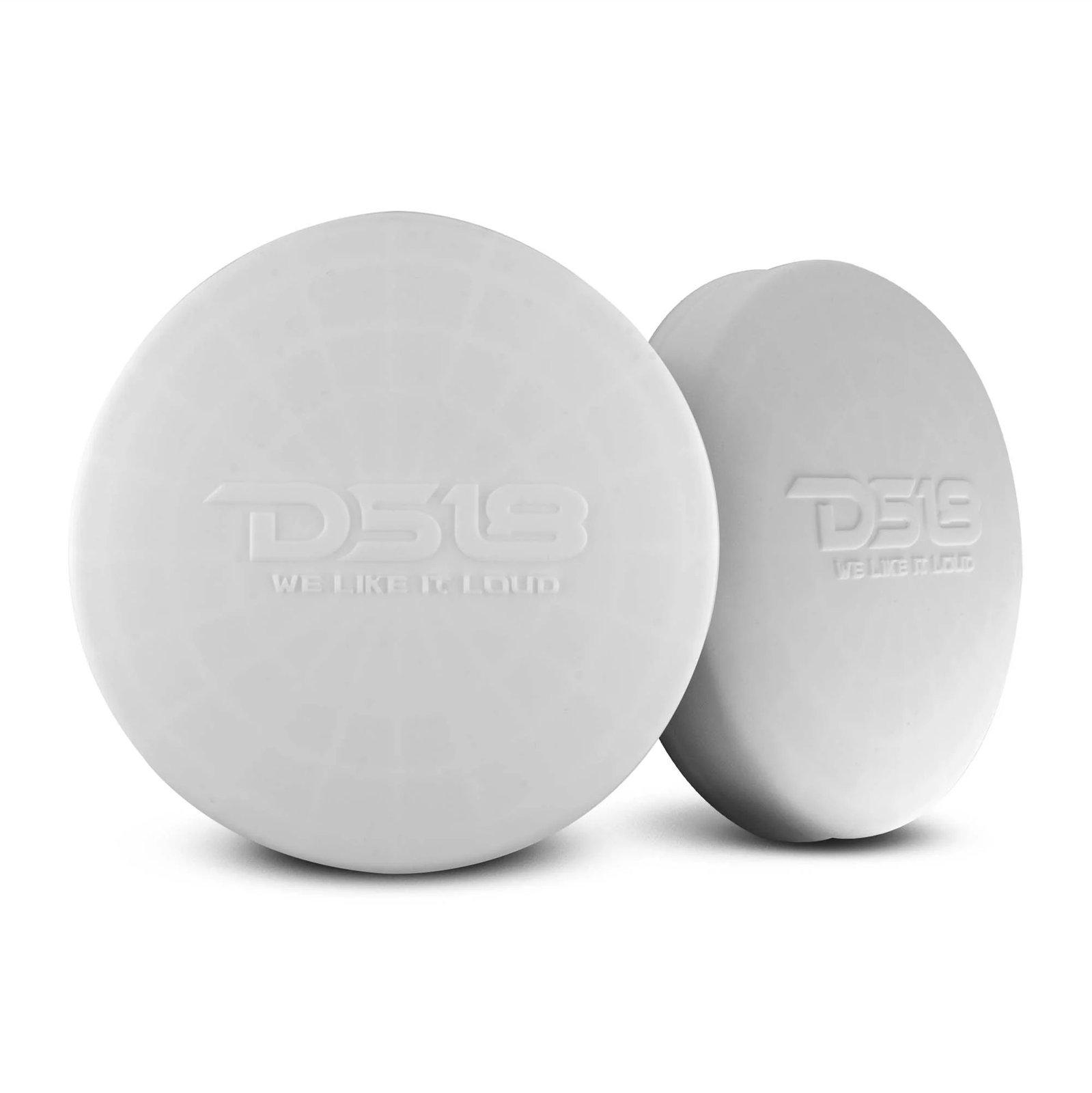 DS18 szilikon védőhuzat hangszóróhoz – 6,5”, fehér