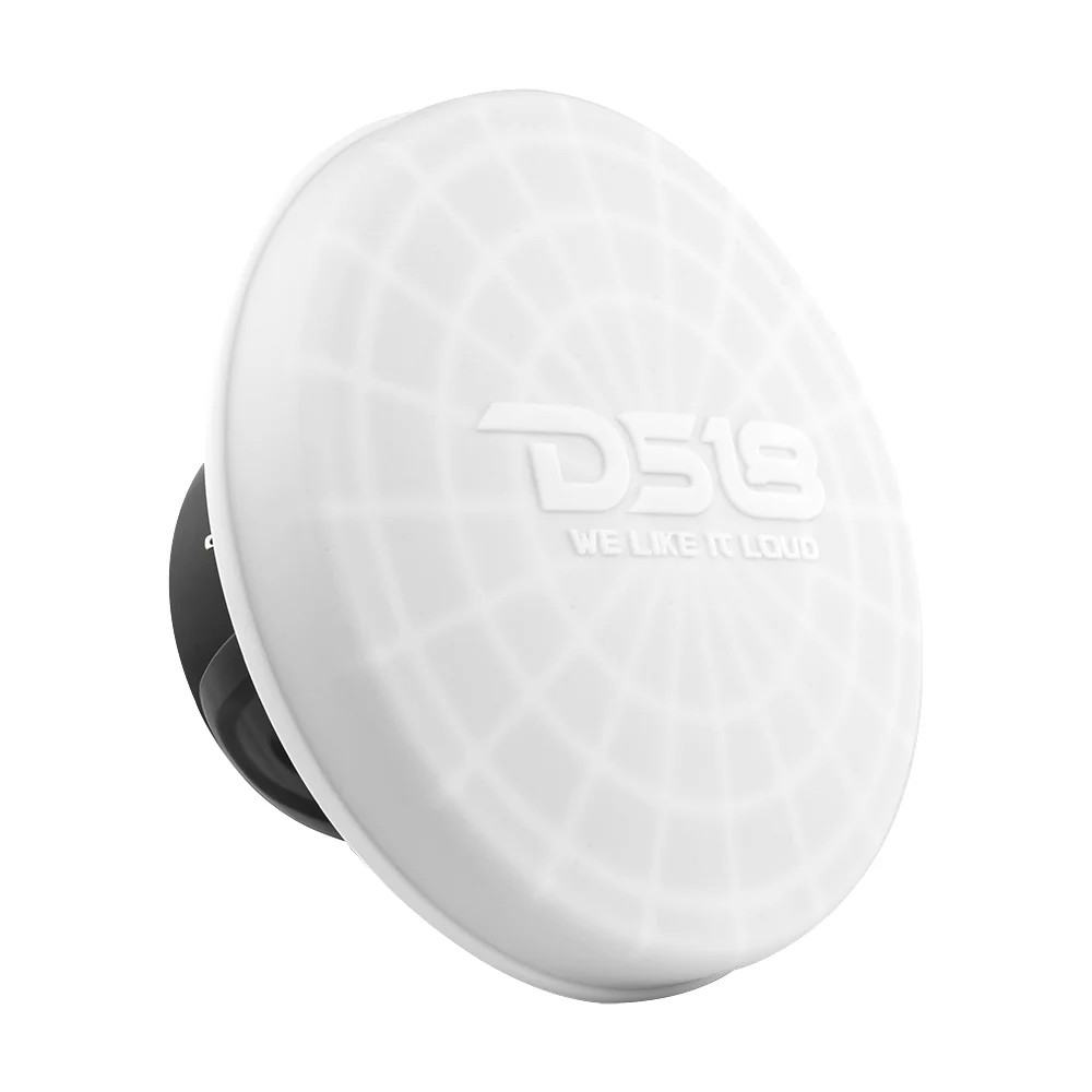 DS18 szilikon védőhuzat hangszóróhoz – 6,5”, fehér