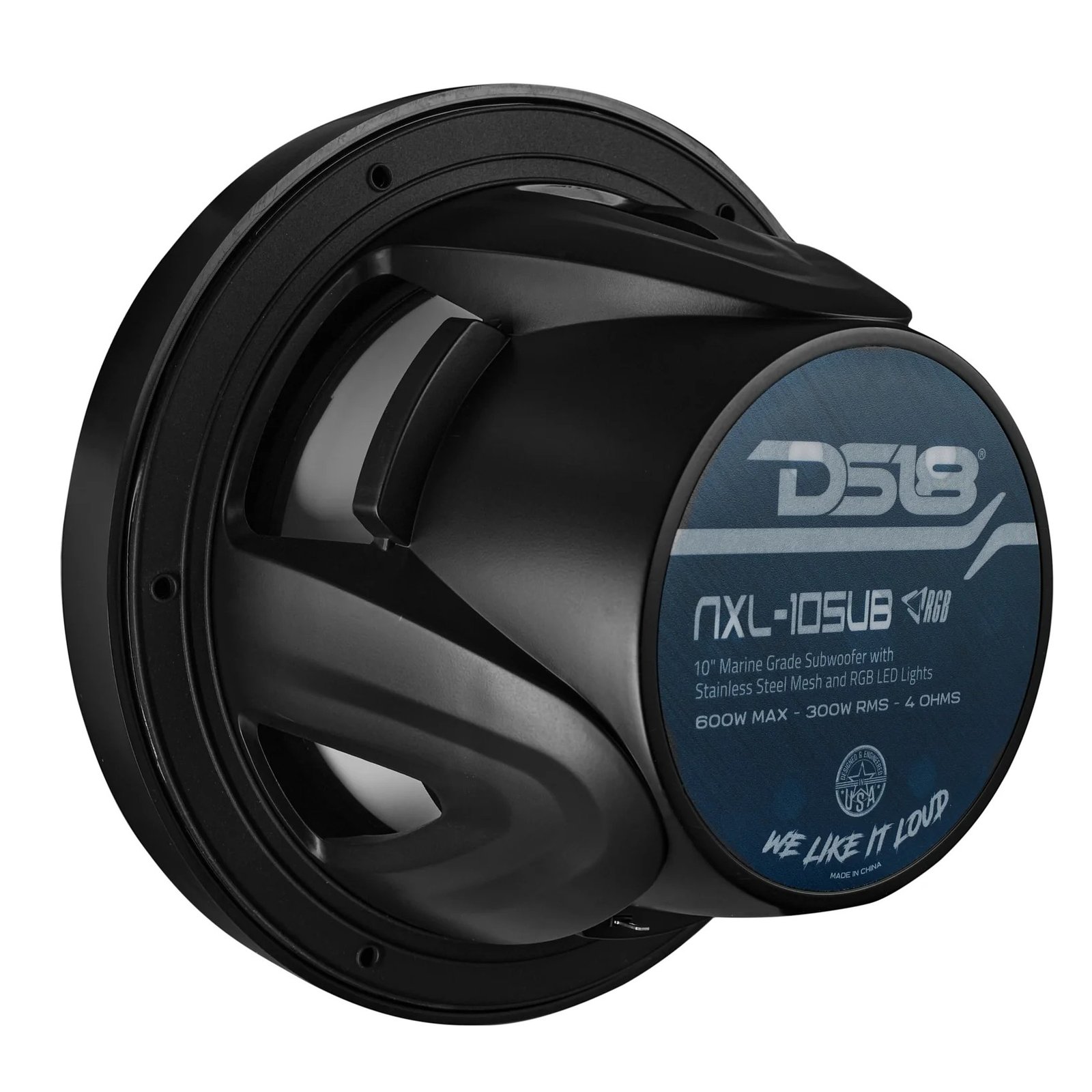 DS18 NXL-10SUB hajós mélysugárzó 10” – 10”, fekete