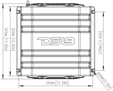 DS18 NXL-10SUBLD mélysugárzó házban 10”