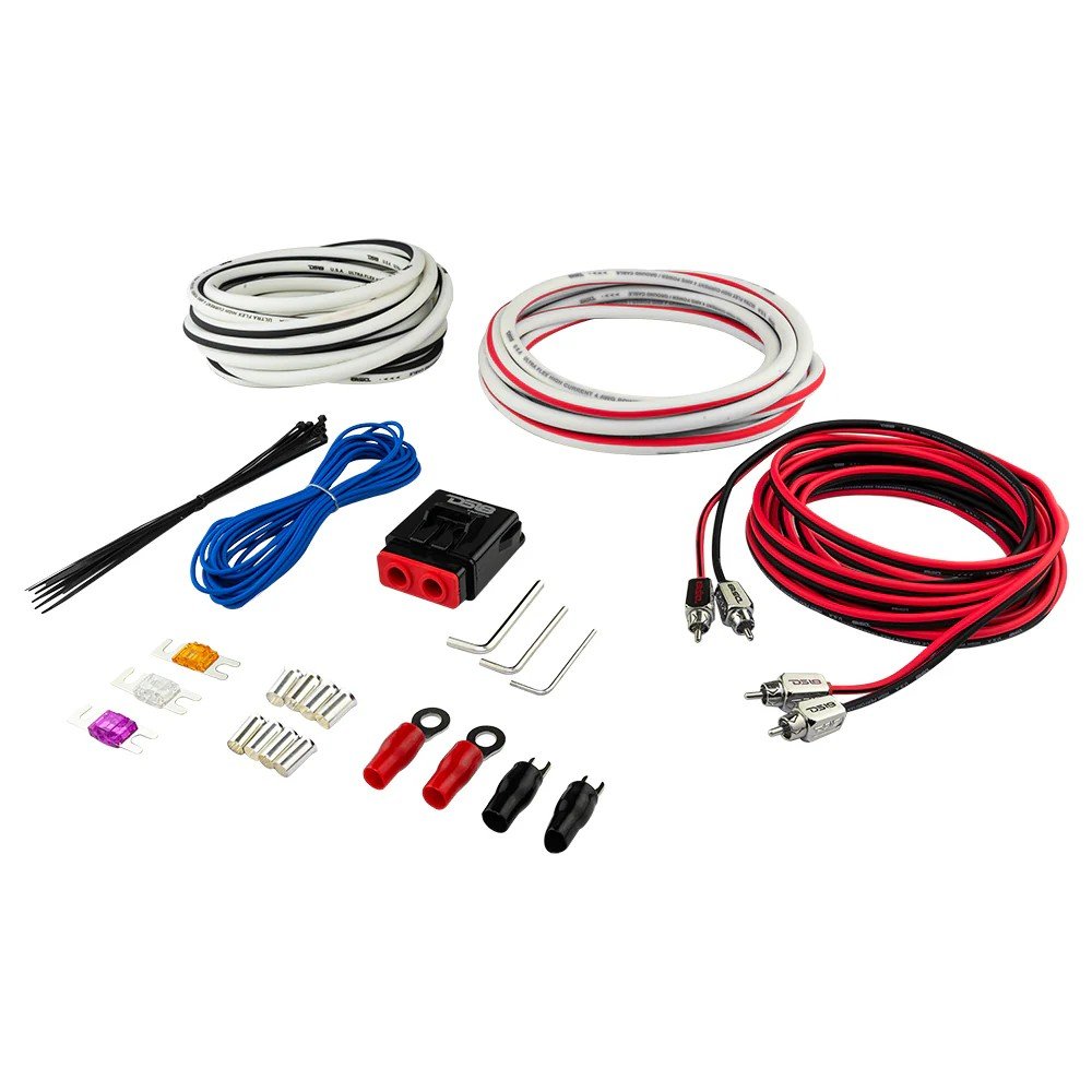DS18 MOFCKIT erősítő-bekötőkészlet – MOFCKIT4 4-GA (max. 1800 W)