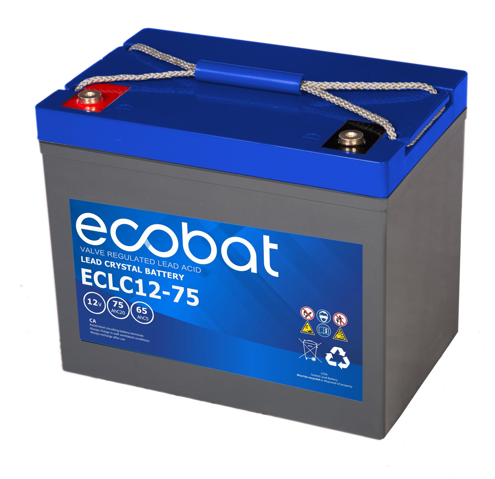 Ecobat AGM Deep Cycle akkumulátor 12V – 75 Ah / M6