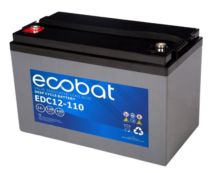 Ecobat AGM Deep Cycle akkumulátor 12V – 110 Ah / M8