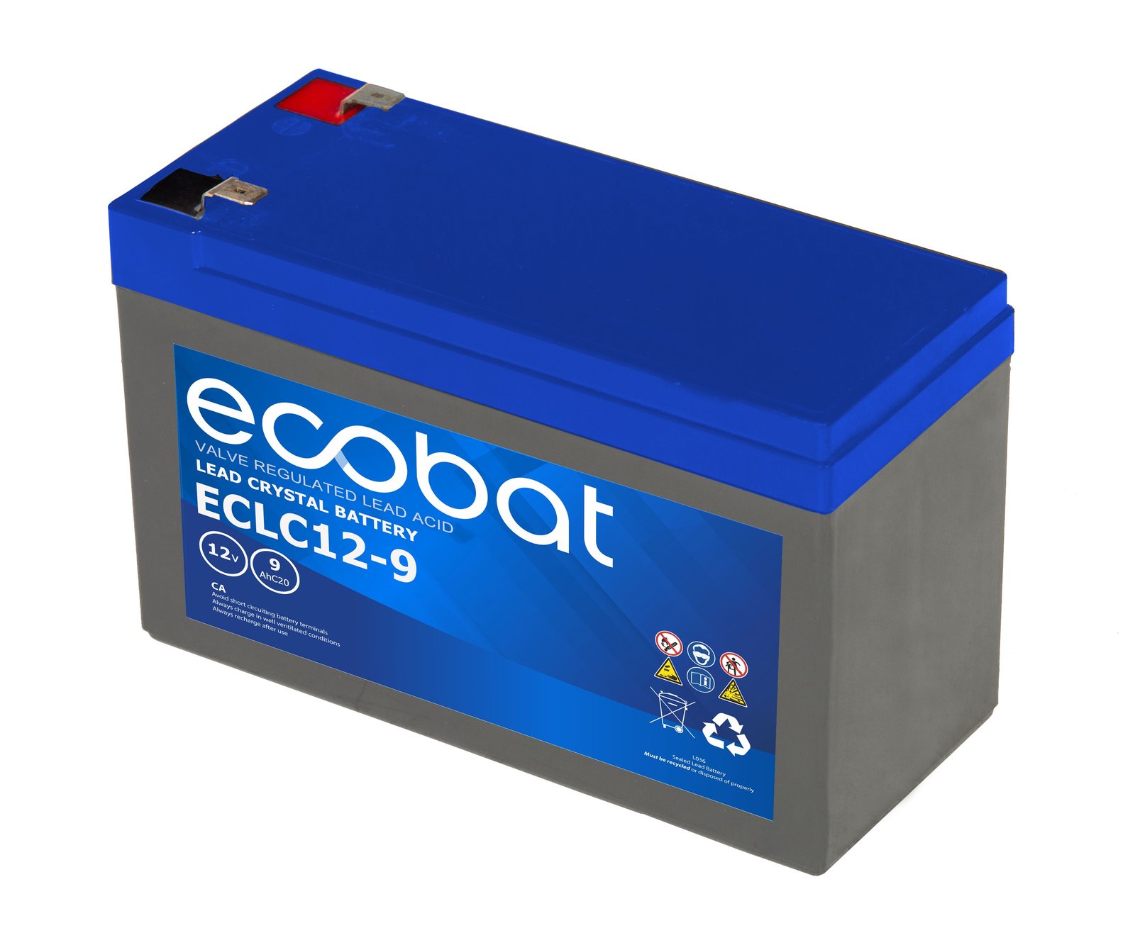 Ecobat AGM akkumulátor 12V – 9 Ah