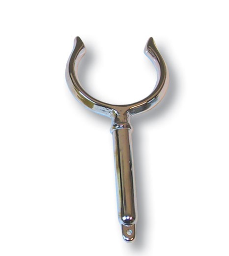 Evezővilla krómozott sárgarézből, 41 × 58 × 14 mm – 41 mm x 58 mm x 14 mm