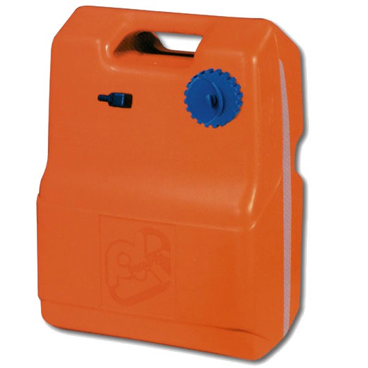 Műanyag hajó üzemanyag tank, 29 l – 29 l / 3 l tartalék / hordozható
