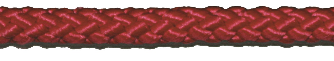 Polipropilén úszókötél (8-fonatú) – Piros 6 mm 450daN
