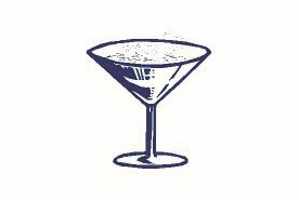 Pezsgőzés figurás zászló 20 x 30 cm – 7 Drinking Champagne