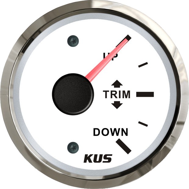 KUS trimm műszer (függőleges) – Fehér 0–190 Ω