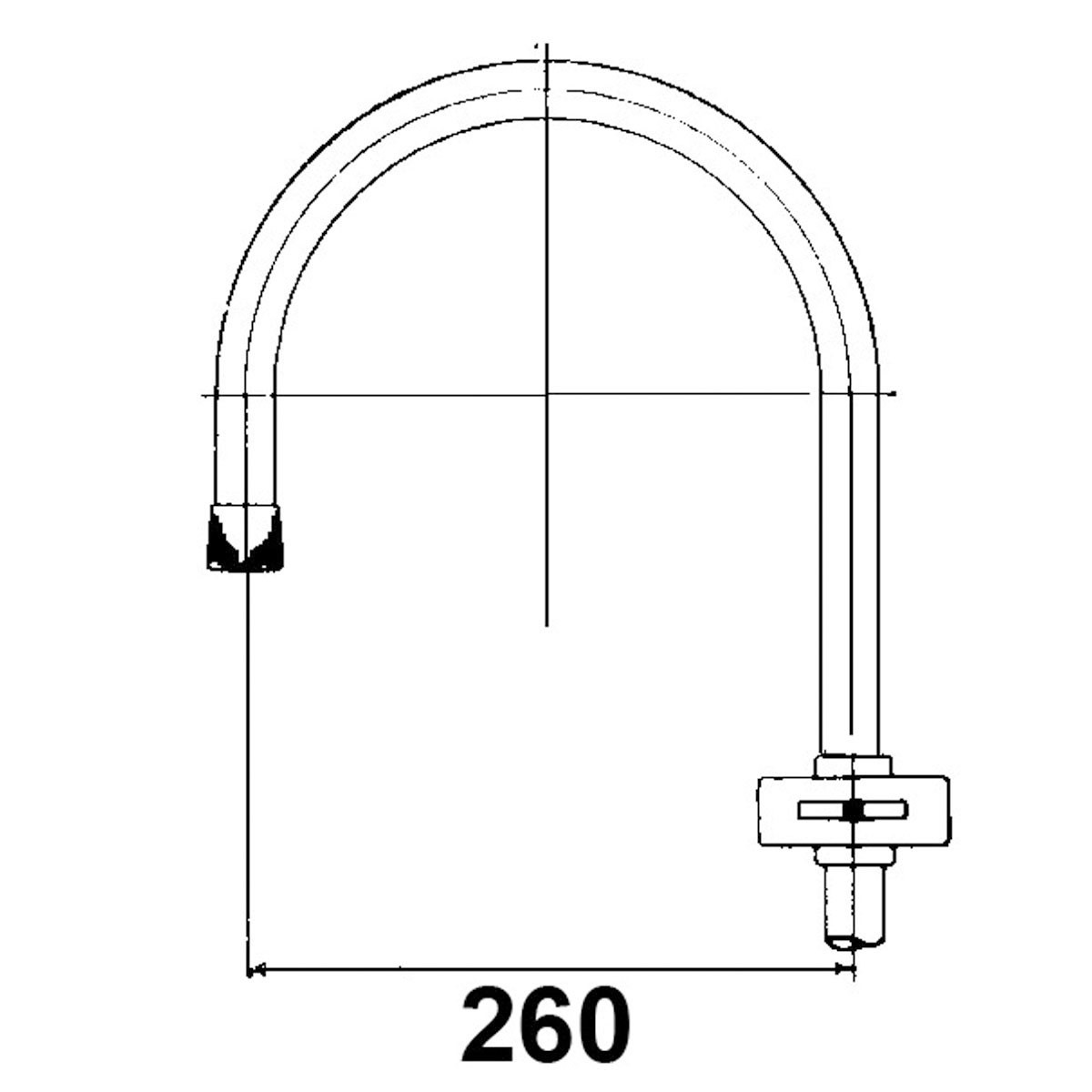 Gamma Alu fürdőlétra – 4fok hossz:116cm ív:26cm