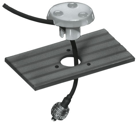 Fedélzeti kábelátvezető Glomex RA140, legfeljebb 2 × 6 mm – Műanyag deck átvezető (U RA140)