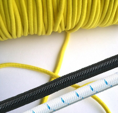Gumikötél nylonfonattal, fehér, Ø14 mm – 14 mm fehér