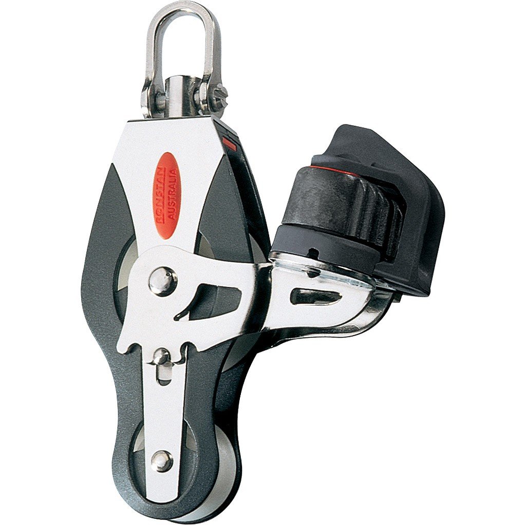 Ronstan standard violinblock 40 mm, kötélfogóval (becket nélkül)
