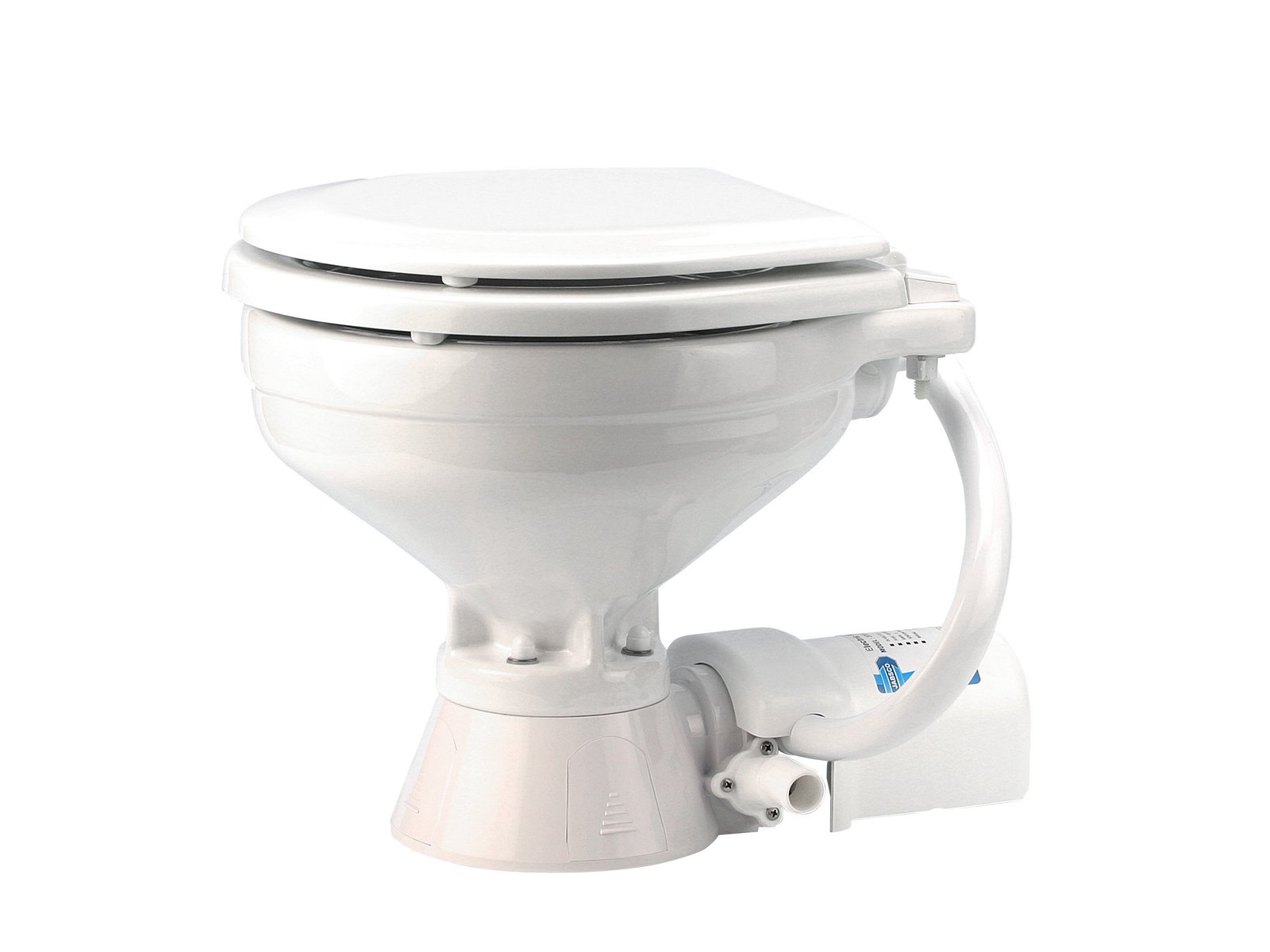 Jabsco elektromos fedélzeti WC, Standard, 12 V – Standard / 12 V / 25 A / 17,3 kg