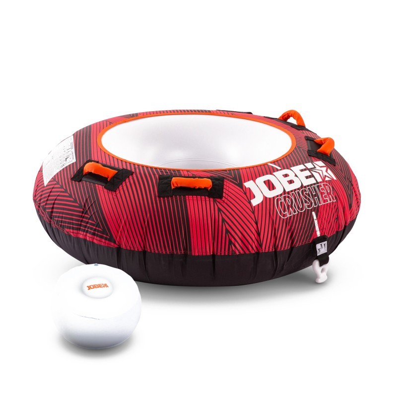 JOBE Crusher 1P vontatható vízi fánk – piros/fekete