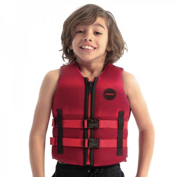 Jobe Neo Vest Youth gyerek mentőmellény piros – 3XL / gyerek / piros