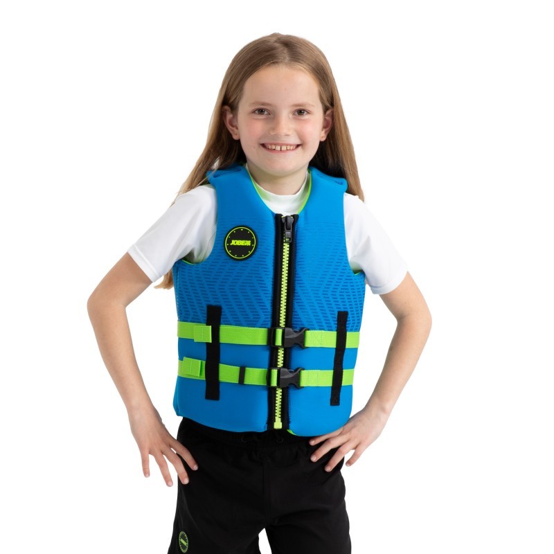 Jobe Neo Vest Youth gyerek neoprén mellény 50N kék – XXL / 164 / 40–50 kg / kék