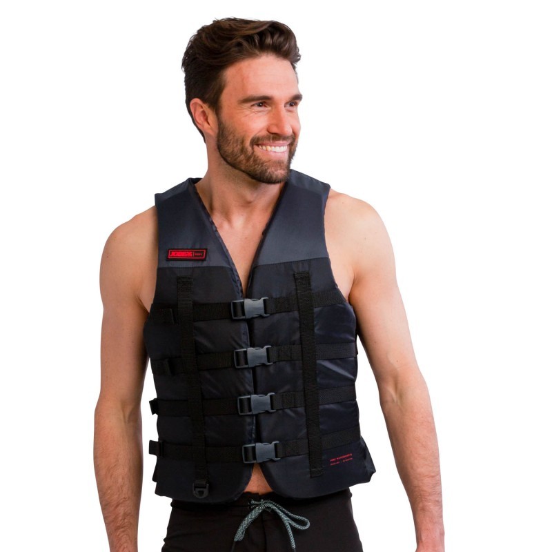 Jobe Dual Vest vízisímellény 50N fekete – 2XL/3XL / 70 kg felett / fekete