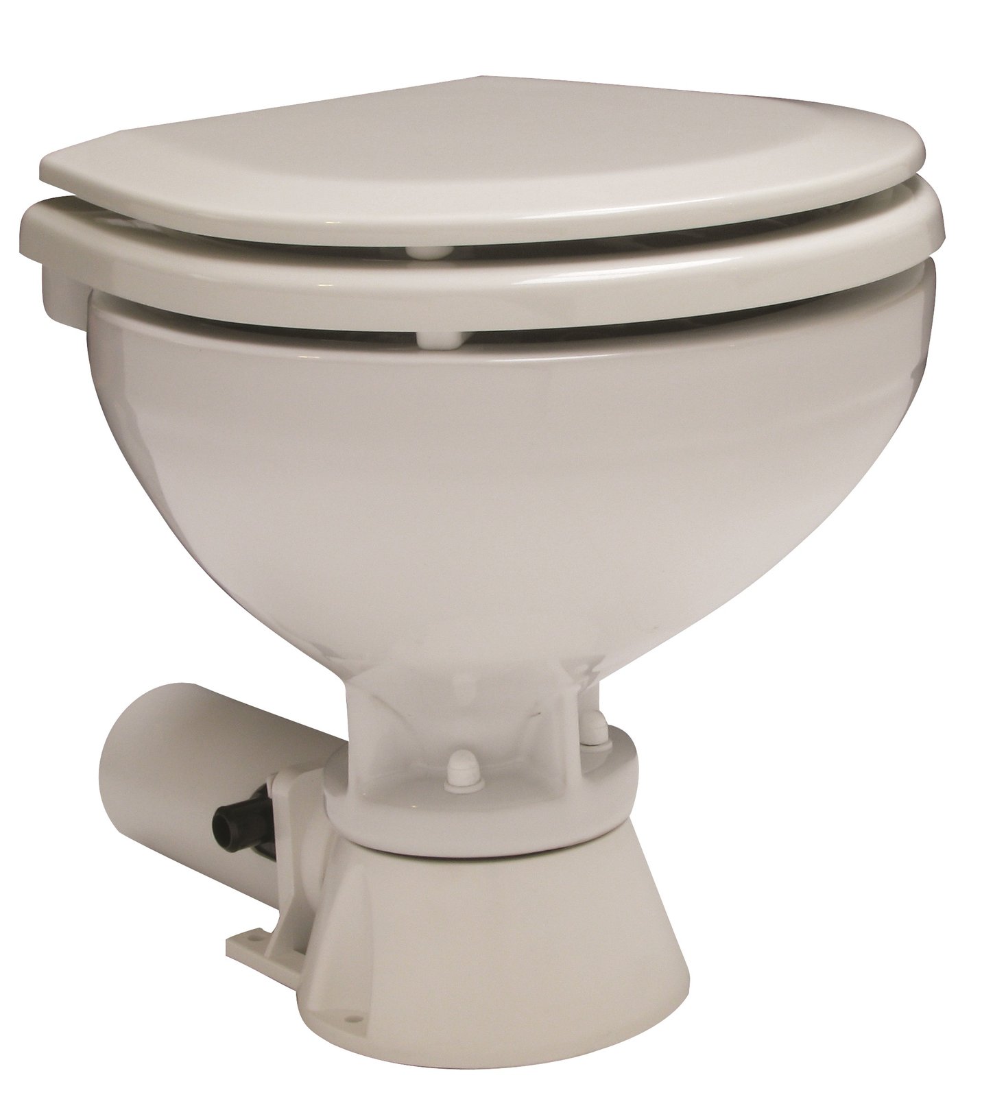 Johnson Pump AquaT Standard Electric fedélzeti WC, Compact, 12 V – Compact / 12 V / 425×345×373 mm