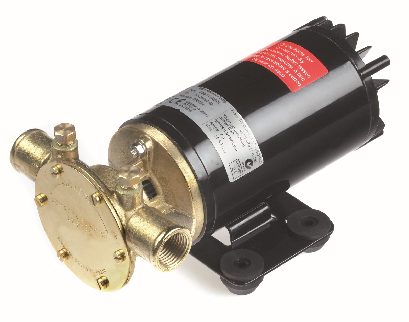 Johnson Pump F4B-11 Ultra Ballast impellerszivattyú – 52 l/perc / 12 V