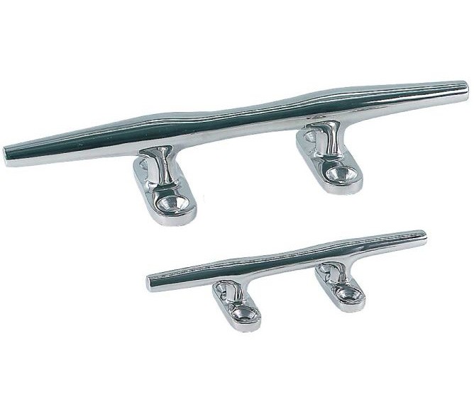 AISI 316 kikötőbak, kerek talp, 200 mm – AISI 316 / 200 mm / M6