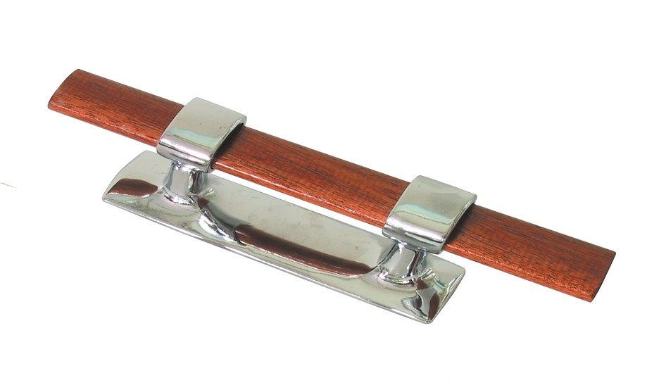 Bükkfa kötélbak krómozott réz verettel, 260 mm